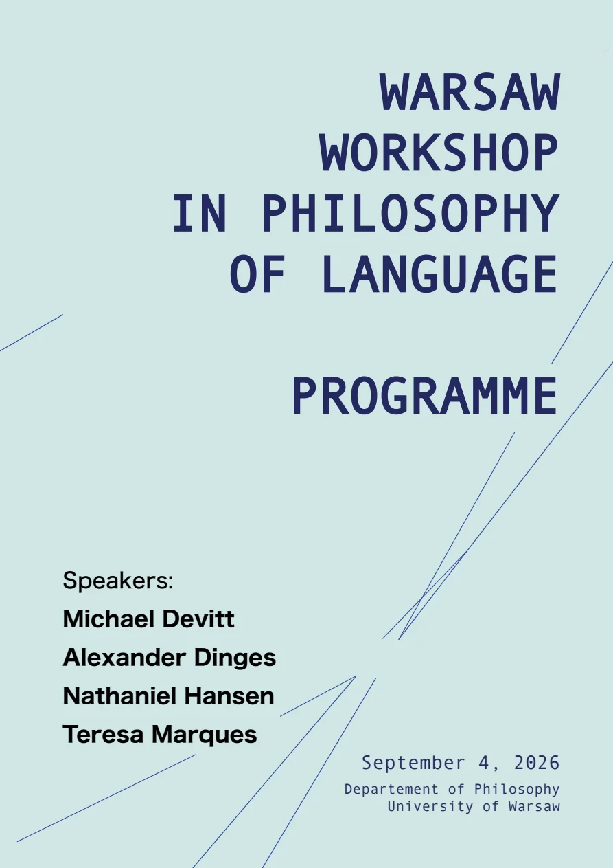 Workshop programme cover (in English)